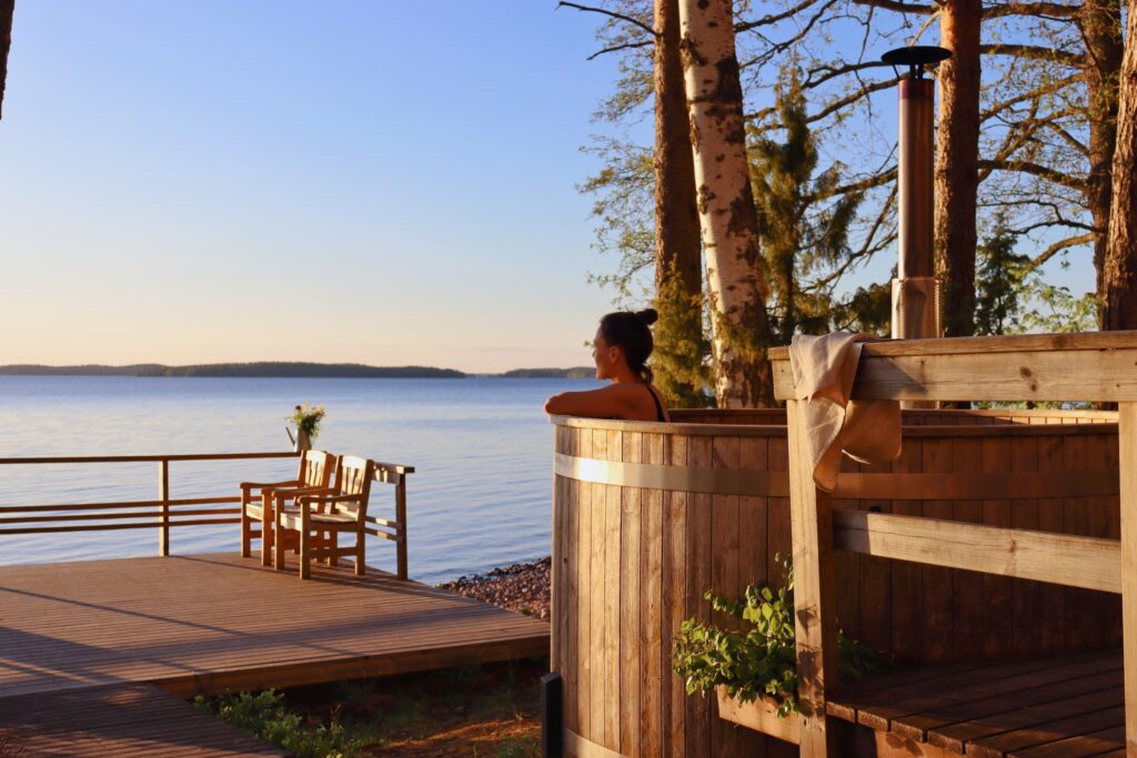 Kalliolan Tilan Cottages at Lake Saimaa region