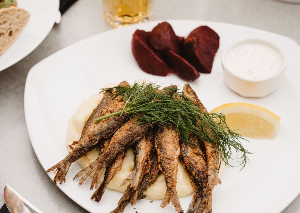 Vendace dish in Lappeenranta 