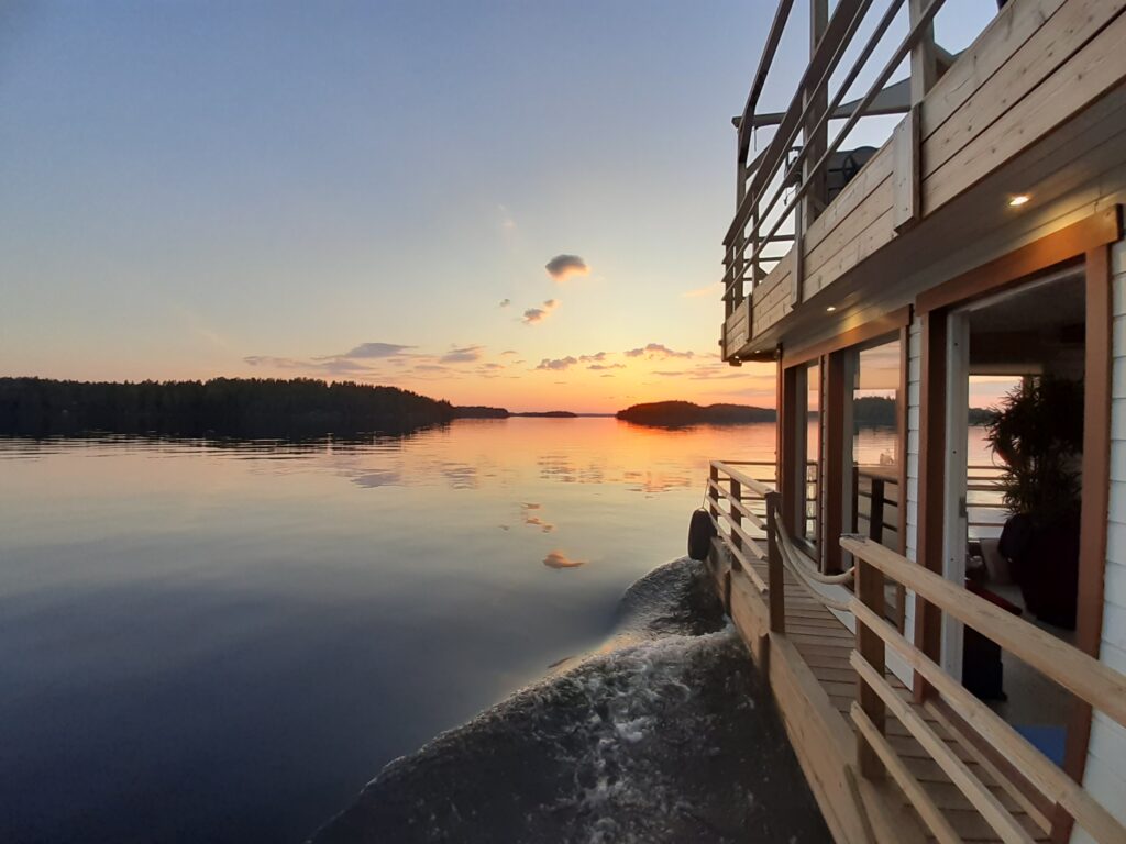 Saimaan Palju Sauna Cruise at Lake Saimaa