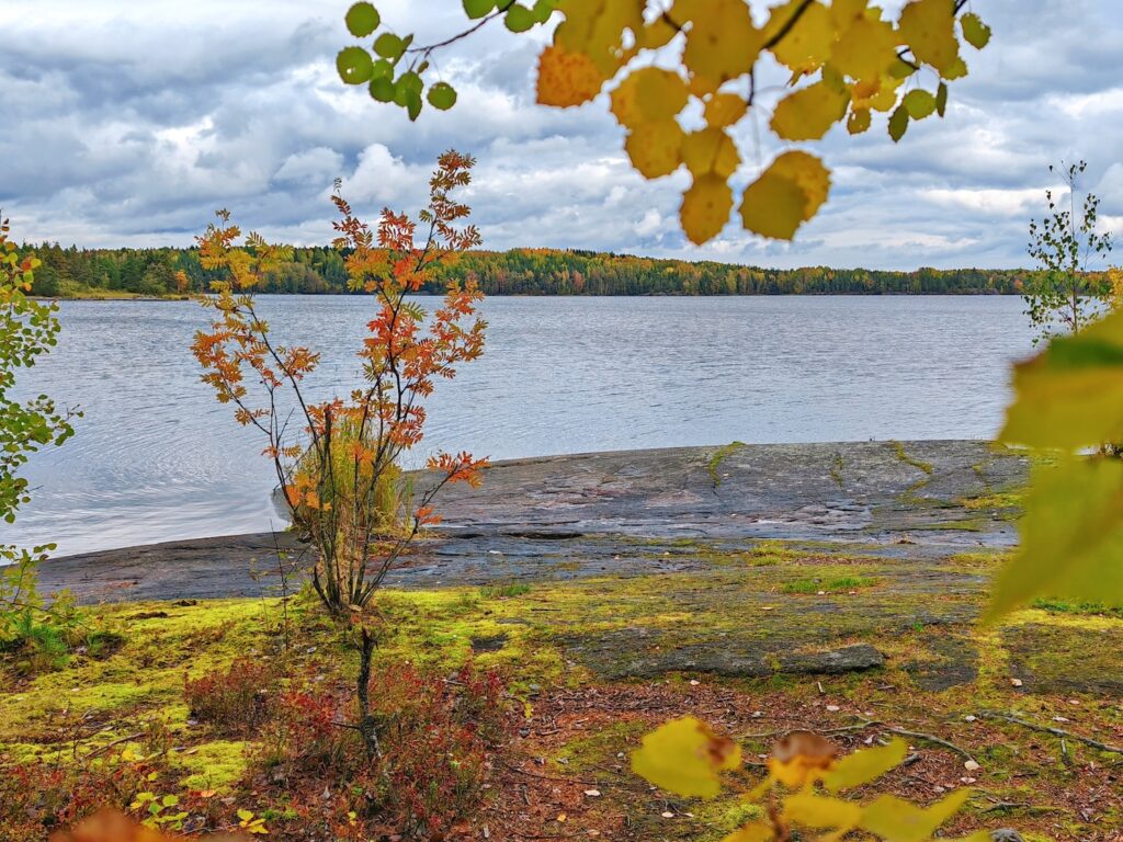 Ulkoilureitti Lappeenrannan lähellä