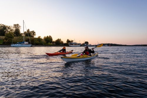 Kanufahren auf dem Saimaa-See