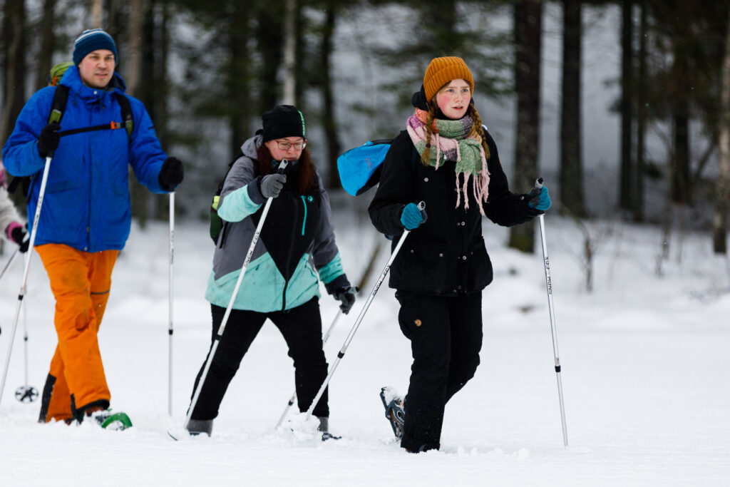 Snowshoeng in Lappeenranta and Imatra region