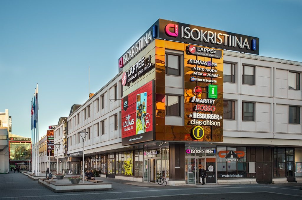 IsoKristiina shoping center in Lappeenranta