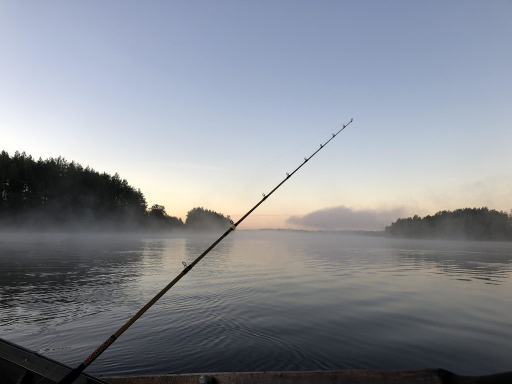 Fishing in Imatra, Lake Saimaa region
