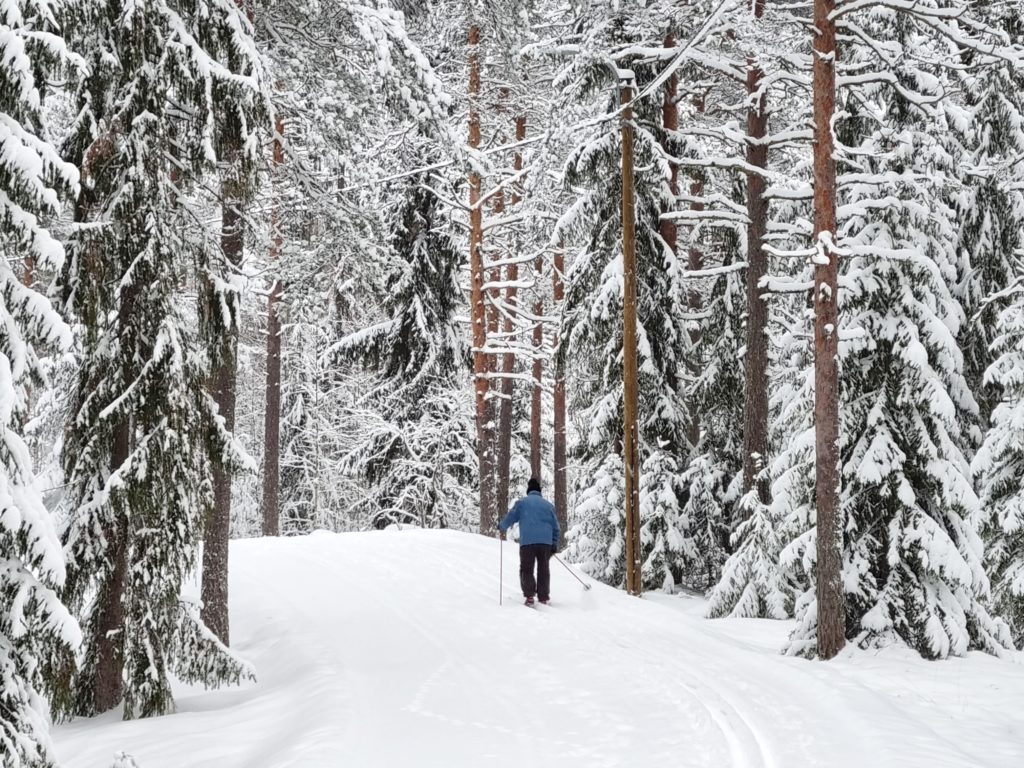 Skifahren Saimaa See 