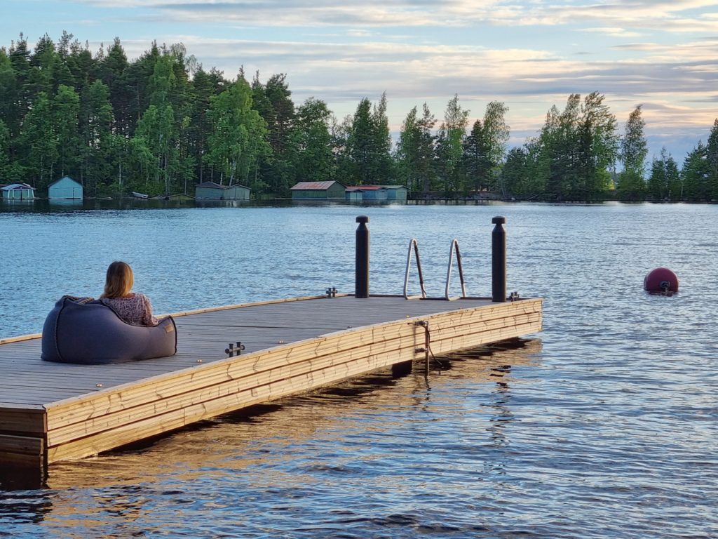 Sauna Imatralla, Saimaan järveellä