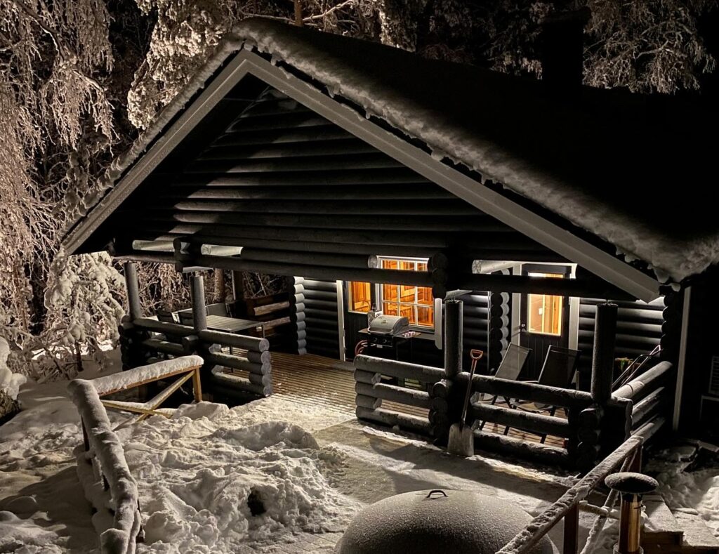 Winter cottage at Lake Saimaa