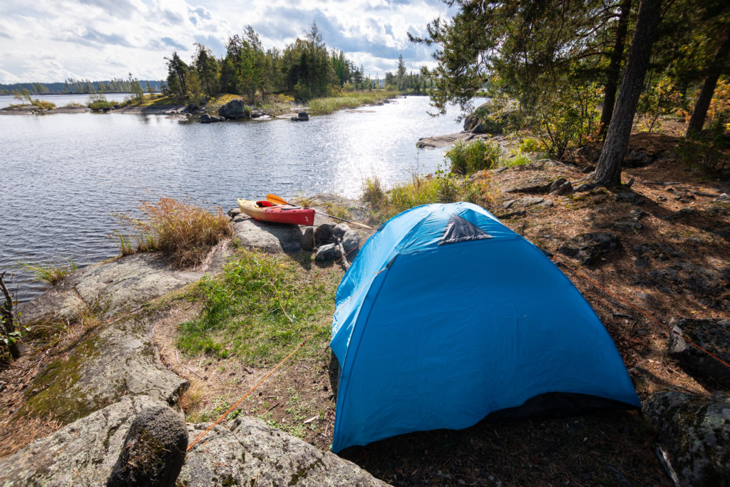 Kayaking holiday at Lake Saimaa, Finland