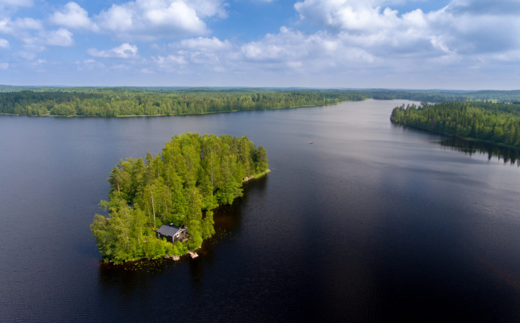 Kayaking in Finland, Lake Saimaa region