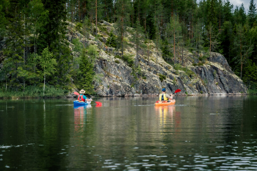 Discover Saimaa kayaking trips in Lake Saimaa