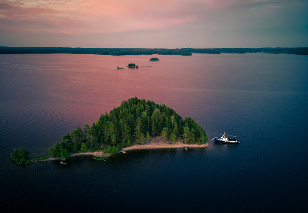 Open Shores cruises on Lake Saimaa, Finland