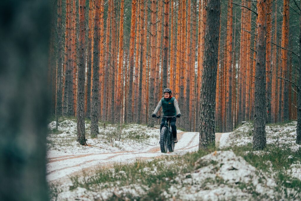 Mountainbiken in Savitaipale.