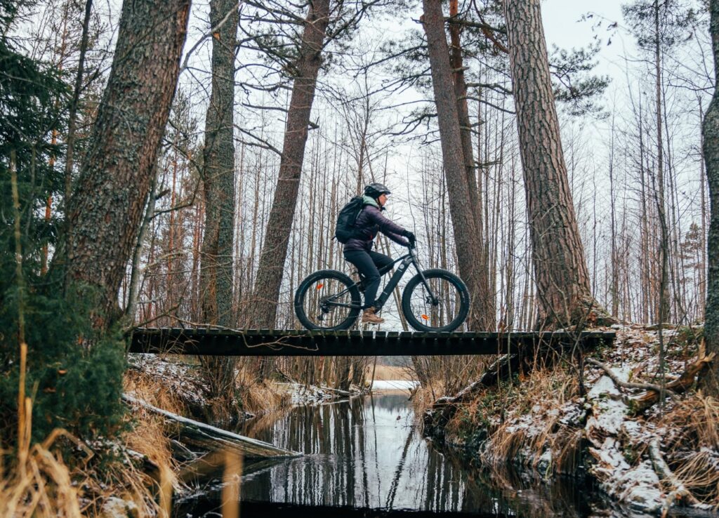 Mountainbiken in Savitaipale.