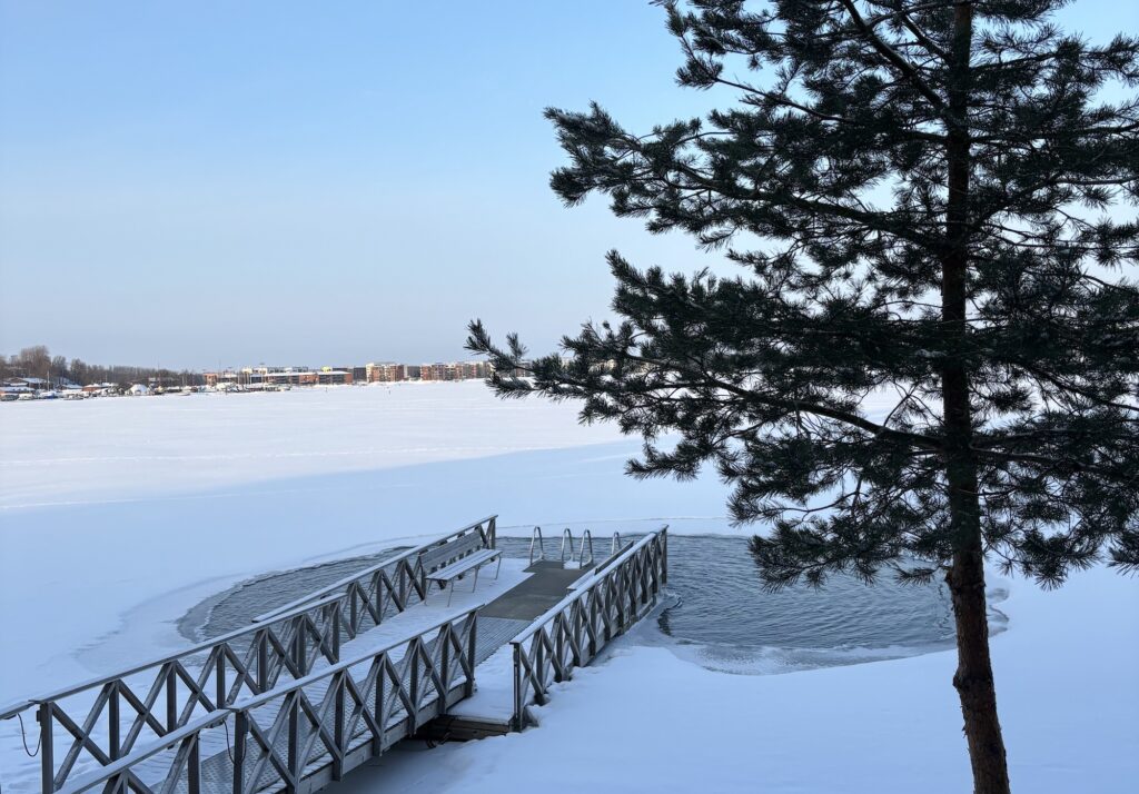 Lokale Sauna in Lappeenranta.