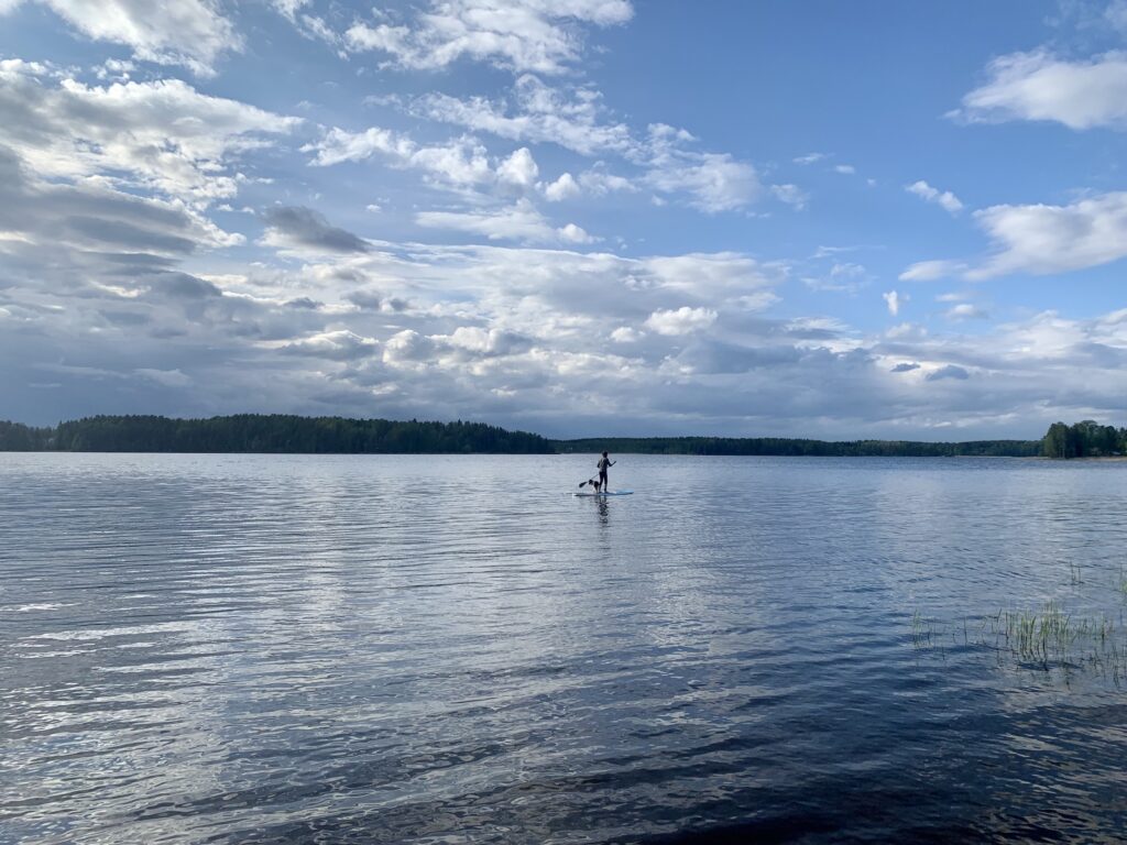 Mökkimajoitus Taipalsaarella, Saimaan rannalla